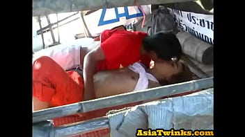 Preview 2 of Amazing Sexygirl Dancing - Slim Asian amateur giving head before doggystyle sex
