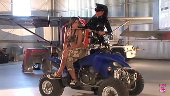 Preview 1 of Grandpa Webwebcam Show - These two amazing lesbian friends had fun with their strap on in a warehouse