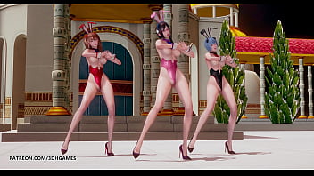Preview 3 of Defloration Length Video - [MMD] SOMI - BIRTHDAY Evangelion Hot Kpop Naked Dance 4K 60FPS Uncensored Hentai