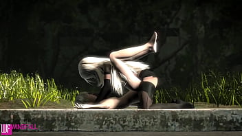 Preview 2 of Balls Kiket - Futa A2 dominates 9S