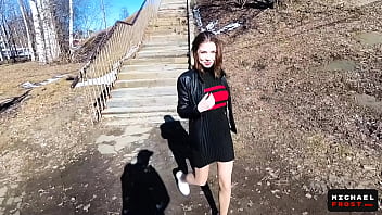 Preview 1 of Inporn Tv Animal - Risky Amateur Public Blowjob and Cum Walk on Natural Tits - POV