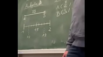 Preview 1 of Squrit Milf - Maths teacher jerking off in classroom during break