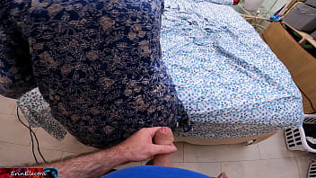 Preview 2 of Mature Hairy Solo Orgasm - Stepmom uses her body to teach stepson sex