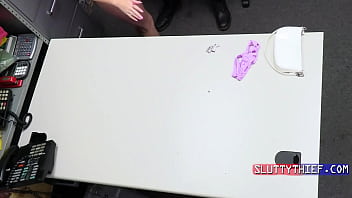 Preview 3 of Mistress Rubber Slave Milking - Teenie Virgin Shoplifter Will NEVER Do This Again - Mazy Myers,  Ryan Mclane