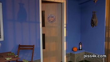 Preview 2 of Ava Addams Brazzers Live - Nice lesbo sweeties get sprayed with pee and squirt wet vaginas