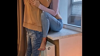 Preview 1 of Teen Asian Spreead - Fucked Grustina Nectaria on the windowsill