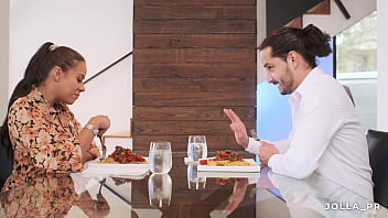 Preview 1 of Studey And Suck - My hot Latina the invited me to her place for a romantic dinner date