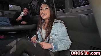 Preview 1 of Amazon Bitches Videos - Skinny Latina Beauty Gets Hammered For Cash - Xxlayna Marie