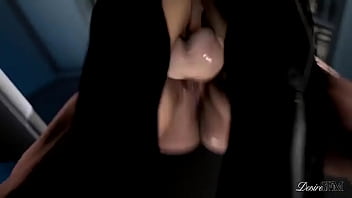 Preview 2 of 2 Cock In Pussy And 1 In Ass - Miranda lawson in charge | femshep x miranda