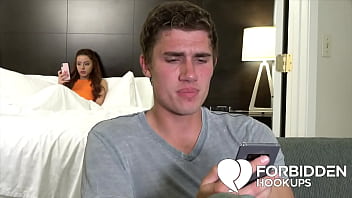 Preview 1 of Girl Cum In Toilet - Sexy Brunette bangs her step-brother
