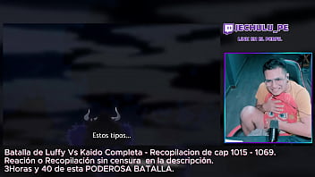 Preview 2 of Asian Chick Bath - Luffy Vs Kaido Batalla completa P.1