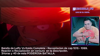 Preview 1 of Asian Chick Bath - Luffy Vs Kaido Batalla completa P.1