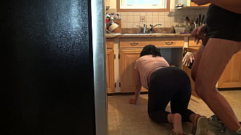 Preview 3 of Nude Sauna Nude Askim Sik Beni - french amateur stepmom gets big cumshot on her ass