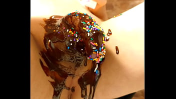 Preview 4 of Jilbab Pie - japanese gay cooking Chocolate banana2