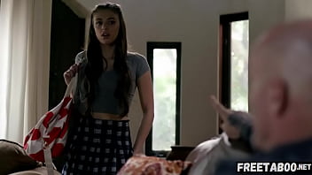 Preview 1 of School Student And Ticher - Stern Father Disciplines Step Daughter With Spanking,  Rough Anal And Gaping! Gia Derza - Full Scene On FreeTaboo.Net