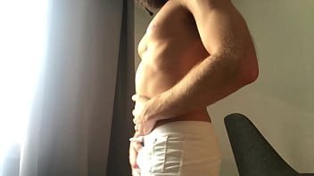 Preview 1 of Madns - Dreamnude Strip,  Body Tour,  &amp_ Massive Cumshot on Body!