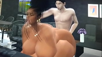 Preview 2 of Ten Ge Sex - The sims 4 - I like it rough ass fuck