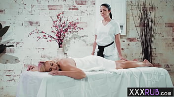 Preview 2 of Klixen And Cindy Hope - Hot housewife Sophia West enjoyed passion massage by lesbian Alex Coal