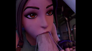 Preview 3 of Yaar Se Xxx Video Daunlod - Lara Croft Deepthroat Blowjob