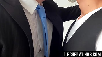Preview 1 of Tiga Lesson - Athlete financial specialist Felipe railed by Latino twink Jonas Matt