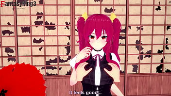 Preview 1 of Fuck My Firsned - Stella Vermillion footjob,  handjob,  boobjob and fucking POV | Rakudai Kishi no Eiyuutan | Short