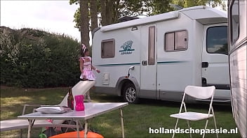 Preview 1 of Farm Stable Slave Gay Ponyboy - Leker spuiten op de camping