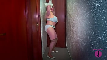 Preview 1 of Nepali Sexnenepali - Busty Musa Libertina dances in sexy white lingerie