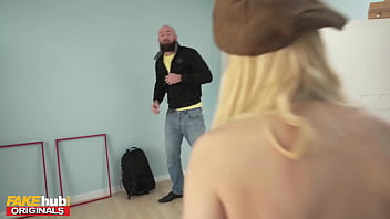 Preview 1 of Step Mom Xxx Hot Videos - FAKEhub - Quirky blonde &quot_Penis Artist&quot_ likes cock so much she can&#039_t resist handsome Dick Model