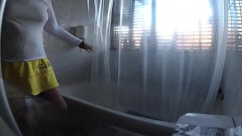 Preview 1 of Bus Xxxvideonew - Taking a shower with a hidden cam..s.@ivona4u