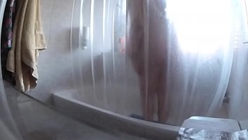 Preview 4 of Bus Xxxvideonew - Taking a shower with a hidden cam..s.@ivona4u