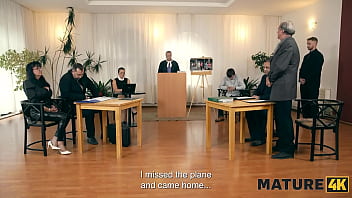 Preview 2 of Sex Video10 Yaer - MATURE4K. Courtroom Chaos. Part 1