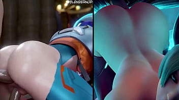 Preview 4 of Neighbour Surprised - Juno vs kiriko