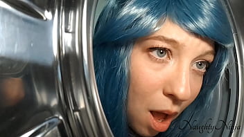 Preview 3 of Brett Rross New Xxx Videos - Step-Mom is Stuck in the Washing Machine