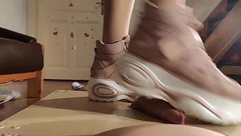 Preview 4 of Romi Rain Brutal - Sexy domina POV cock stomp &amp_ a. slave in boots pt2 HD