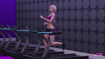 Preview 1 of Www Irani Xnxx Com - [TRAILER] Lesbian friends fall in love and have sex at the gym