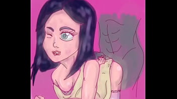 Preview 4 of Little Girl Big Big Brother - Dibujando sexo duro