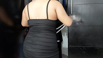Preview 1 of Cartoon Hindi Se - My stepsister organizes her room leaving her pussy visible