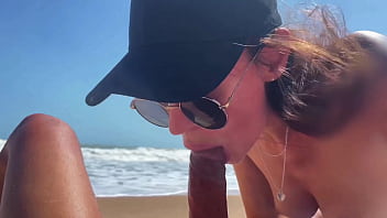 Preview 1 of Celebrity Pinoy Brother - Super PoV Blowjob from Beauty Teen Girl in a cap,  Seashore,  Naked Nude Beach,  Blowjob Sex Toys