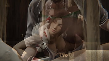 Preview 3 of Jooon - DoA Futanari 3D Porn Mai Shiranui creampied by Marie Rose