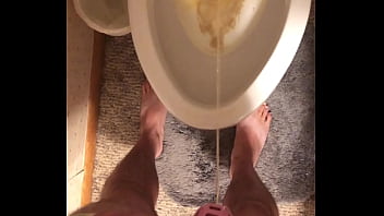 Preview 2 of May Mom Sleep Room I Go Momsex - Morning pee in chastity