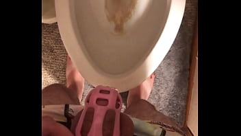 Preview 1 of May Mom Sleep Room I Go Momsex - Morning pee in chastity