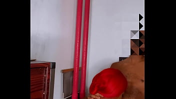 Preview 1 of Bhabhi Poran - STEPSISTER CAUGHT ON HER KNEES SUCKING LATINO COCK OFF