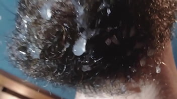 Preview 4 of Anna Bell Sex On Camera - Crazy shot cum dripping off my beard! (teaser)