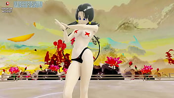 Preview 4 of Faty Massaging Sex - MMD - Videl - Belly dance