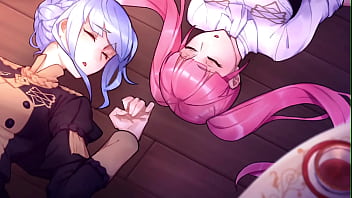Preview 1 of Slut Cage - Marianne and Hilda getting fucked (Fire Emblem hentai)