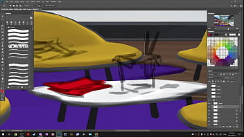 Preview 2 of Kagney Lynn Karter Strip - Picarto ~ DarkCookie - Summertime Saga [720p] (2023.08.17)