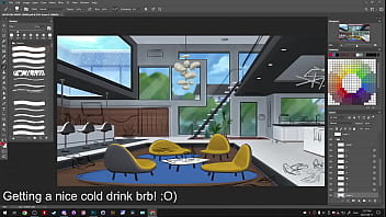 Preview 1 of Kagney Lynn Karter Strip - Picarto ~ DarkCookie - Summertime Saga [720p] (2023.08.17)