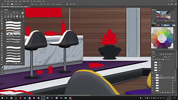 Preview 4 of Kagney Lynn Karter Strip - Picarto ~ DarkCookie - Summertime Saga [720p] (2023.08.17)
