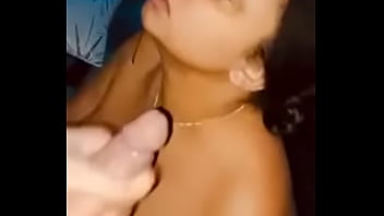 Preview 4 of Laura Sucks Cock - Mouth full of cum