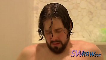 Preview 4 of Wife Milk Niples - Steamy swinger threesome with a horny redhead babe and a sexy wife.